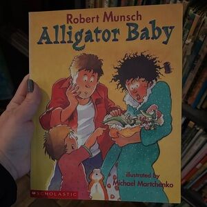 Scholastic Alligator Baby Book with Yellow Cover